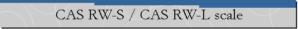 CAS RW-S / CAS RW-L scale