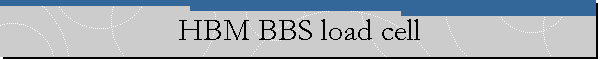 HBM BBS load cell