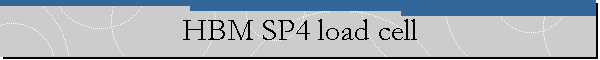 HBM SP4 load cell