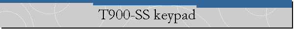 T900-SS keypad